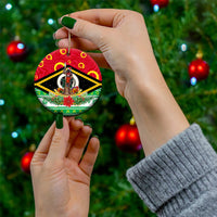 Vanuatu Christmas Ceramic Ornament Santa God Yumi LT05 - Polynesian Pride
