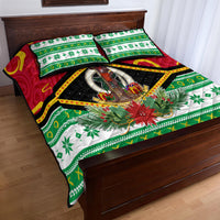 Vanuatu Christmas Quilt Bed Set Santa God Yumi LT05 - Polynesian Pride