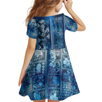 Hawaii Makahiki Turtle Family Matching Off The Shoulder Long Sleeve Dress and Hawaiian Shirt Galaxy Tapa Pattern - Polynesian Pride