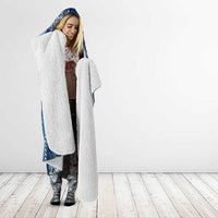 Hawaii Makahiki Turtle Hooded Blanket Galaxy Tapa Pattern - Polynesian Pride