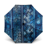 Hawaii Makahiki Turtle Umbrella Galaxy Tapa Pattern - Polynesian Pride