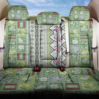 Hawaii Makahiki Turtle Back Car Seat Cover Green Tapa Pattern - Polynesian Pride