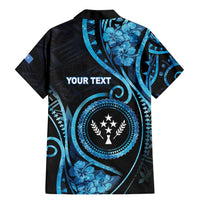 Personalised Kosrae Constitution Day Family Matching Mermaid Dress and Hawaiian Shirt Ocean Floral Pattern