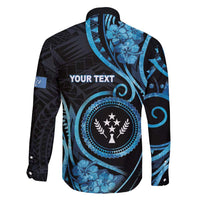 Personalised Kosrae Constitution Day Family Matching Tank Maxi Dress and Hawaiian Shirt Ocean Floral Pattern