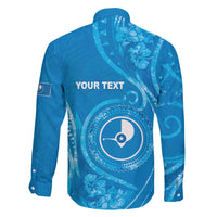 Personalised FSM Yap Family Matching Puletasi and Hawaiian Shirt Ocean Floral Pattern LT05 - Polynesian Pride