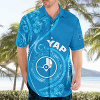 Personalised FSM Yap Hawaiian Shirt Ocean Floral Pattern