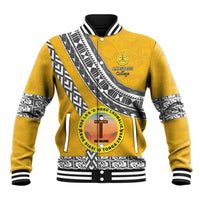 Personalised Anastasis College Baseball Jacket Tonga Unique Style - Polynesian Pride
