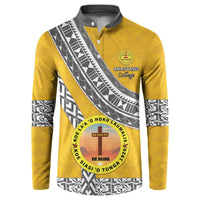 Personalised Anastasis College Button Sweatshirt Tonga Unique Style - Polynesian Pride