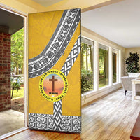 Personalised Anastasis College Door Cover Tonga Unique Style - Polynesian Pride