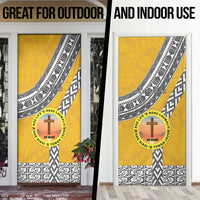 Personalised Anastasis College Door Cover Tonga Unique Style - Polynesian Pride