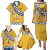 Personalised Anastasis College Family Matching Puletasi and Hawaiian Shirt Tonga Unique Style LT05 - Polynesian Pride