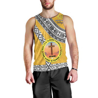 Personalised Anastasis College Men Tank Top Tonga Unique Style - Polynesian Pride