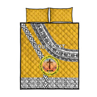 Personalised Anastasis College Quilt Bed Set Tonga Unique Style - Polynesian Pride
