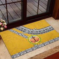 Personalised Anastasis College Rubber Doormat Tonga Unique Style - Polynesian Pride