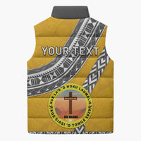 Personalised Anastasis College Sleeveless Puffer Jacket Tonga Unique Style - Polynesian Pride