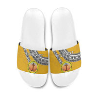 Personalised Anastasis College Slide Sandals Tonga Unique Style - Polynesian Pride