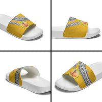 Personalised Anastasis College Slide Sandals Tonga Unique Style - Polynesian Pride
