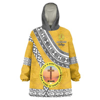 Personalised Anastasis College Wearable Blanket Hoodie Tonga Unique Style - Polynesian Pride