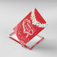 Heart Health Awareness Canvas Wall Art Polynesian Red Ribbon