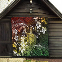 Hawaii King Kamehameha Day Quilt Polynesian Pattern Mix Hibiscus Reggae LT05 - Polynesian Pride