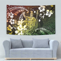 Hawaii King Kamehameha Day Tapestry Polynesian Pattern Mix Hibiscus Reggae LT05 - Polynesian Pride
