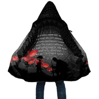 Cook Islands ANZAC Day Cloak Soldier Silhouette Remembrance