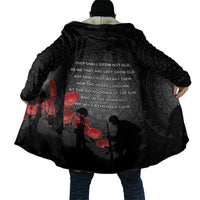 Cook Islands ANZAC Day Cloak Soldier Silhouette Remembrance