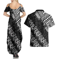 Hawaii Papakolea Born And Raised Couples Matching Summer Maxi Dress and Hawaiian Shirt Hawaiian Tribal Pattern LT05 - Polynesian Pride