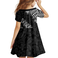 Hawaii Papakolea Born And Raised Kid Short Sleeve Dress Hawaiian Tribal Pattern LT05 - Polynesian Pride