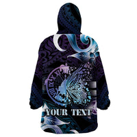 Personalised Polynesia Suicide Prevention Awareness Wearable Blanket Hoodie No Story Should End Too Soon