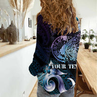 Personalised Polynesia Suicide Prevention Awareness Women Casual Shirt No Story Should End Too Soon