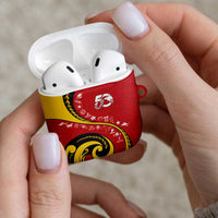 Papua New Guinea Independence AirPods Case Special Style Red Version LT05 - Polynesian Pride