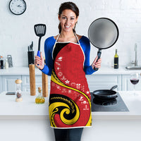 Papua New Guinea 50th Independence Anniversary Apron Special Style Red Version LT05 Red - Polynesian Pride