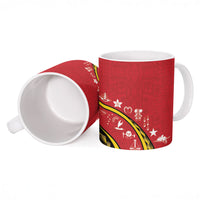 Papua New Guinea Independence Ceramic Mug Special Style Red Version LT05 - Polynesian Pride