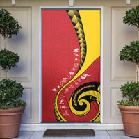 Papua New Guinea Independence Door Cover Special Style Red Version LT05 Red - Polynesian Pride