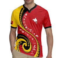 Papua New Guinea Independence Rugby Jersey Special Style Red Version LT05 - Polynesian Pride