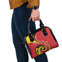 Papua New Guinea Independence Shoulder Handbag Special Style Red Version LT05 - Polynesian Pride