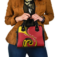 Papua New Guinea Independence Shoulder Handbag Special Style Red Version LT05 - Polynesian Pride