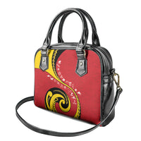 Papua New Guinea Independence Shoulder Handbag Special Style Red Version LT05 - Polynesian Pride