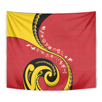 Papua New Guinea Independence Tapestry Special Style Red Version LT05 - Polynesian Pride