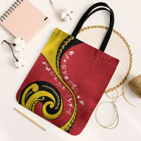 Papua New Guinea Independence Tote Bag Special Style Red Version LT05 Black Strap One Size Red - Polynesian Pride