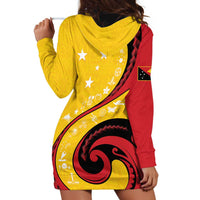 Papua New Guinea 50th Independence Anniversary Hoodie Dress Special Style Yellow Version - Polynesian Pride