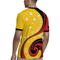 Papua New Guinea Independence Rugby Jersey Special Style Yellow Version LT05 - Polynesian Pride