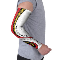 Papua New Guinea Independence Arm Sleeves Special Style White Version LT05 - Polynesian Pride