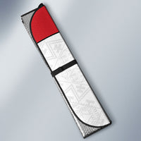 Papua New Guinea Independence Auto Sun Shade Special Style White Version LT05 - Polynesian Pride