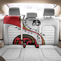 Papua New Guinea Independence Back Car Seat Cover Special Style White Version LT05 - Polynesian Pride