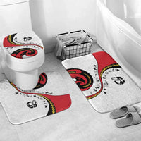 Papua New Guinea 50th Independence Anniversary Bathroom Set Special Style White Version - Polynesian Pride