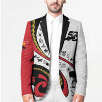 Papua New Guinea Independence Blazer Special Style White Version LT05 - Polynesian Pride