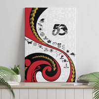 Papua New Guinea Independence Canvas Wall Art Special Style White Version LT05 - Polynesian Pride