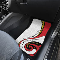 Papua New Guinea Independence Car Mats Special Style White Version LT05 - Polynesian Pride